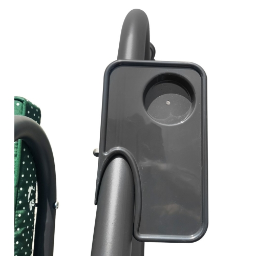 Huśtawka Ogrodowa Siedzisko Plecionka 2x1 Zielona Motyle  8078